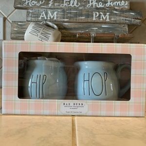 Rae Dunn HIP HOP Sugar & Creamer Set
